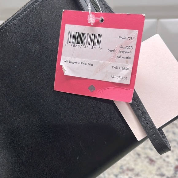 Kate Spade Beaded Flock Party Wristlet NWT - Picture 8 of 9